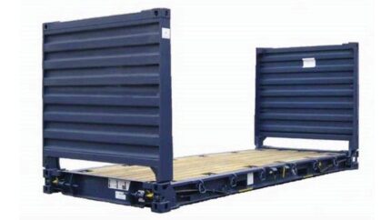 20 foot flat rack shipping container for sale | Power Container Hub