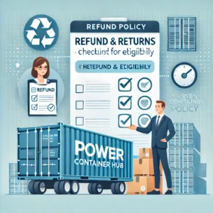 Refund and Returns Policy | Shipping Containers For Sale | Power Container Hub 0